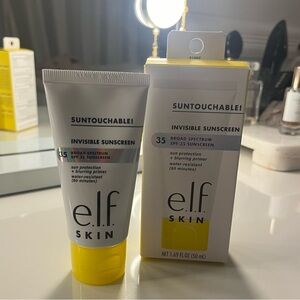 NWT ELF Suntouchable! Invisible Sunscreenen SPF 35 Full Size ( 1.69 fl oz)